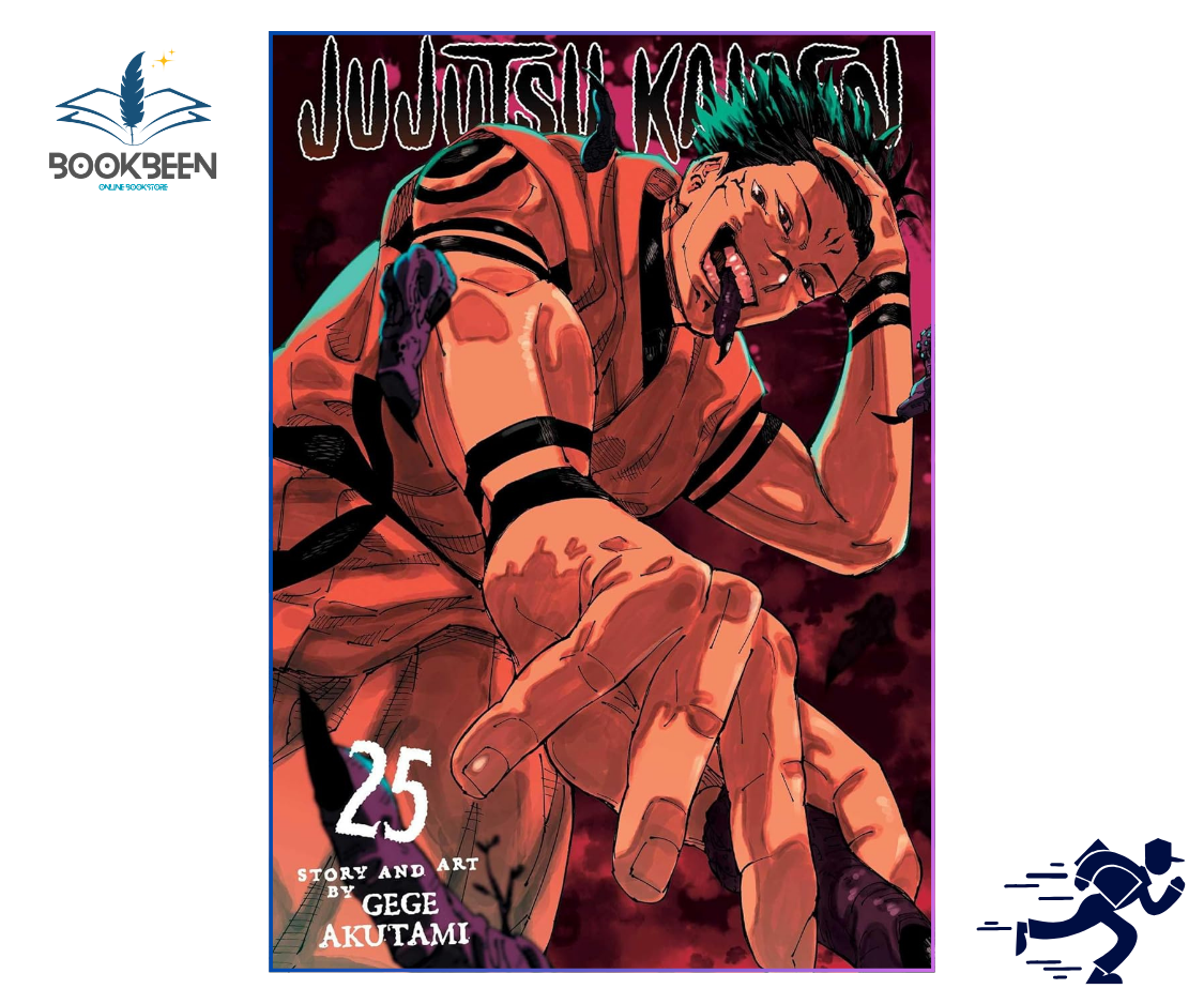 Comic book cover with a character in a dynamic pose, featuring the title 'Jujutsu Kaisen' and the number 25.