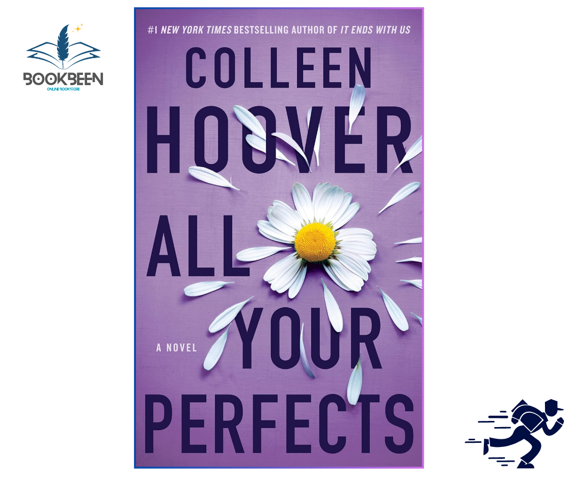 Book cover of 'All Your Perfects' by Colleen Hoover with a daisy on a purple background.