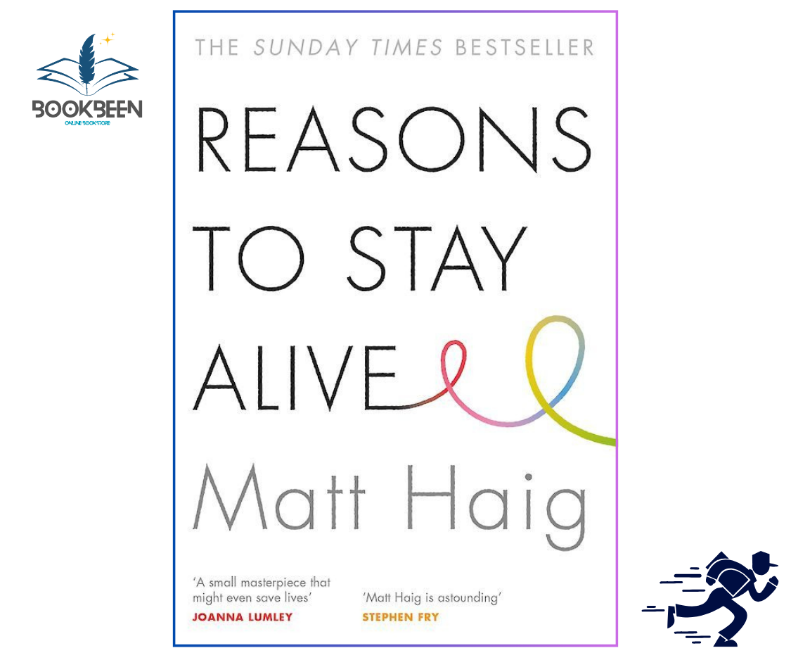 Book cover of 'Reasons to Stay Alive' by Matt Haig with a minimalist design.