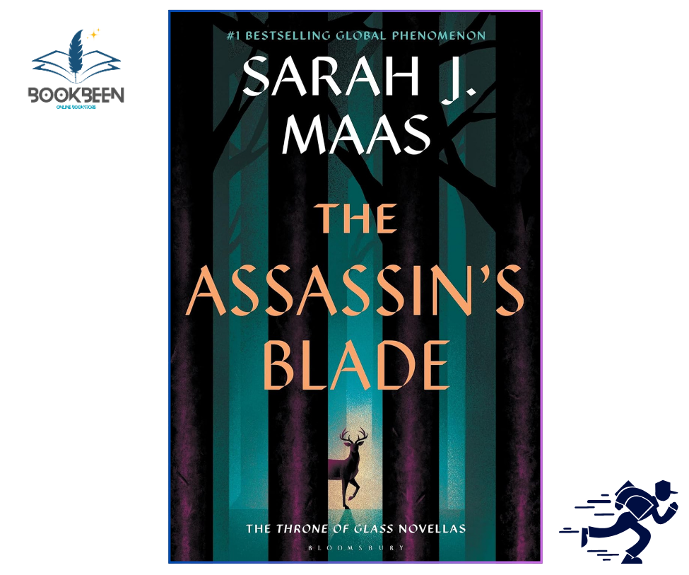 Book cover of 'The Assassin's Blade' by Sarah J. Maas with a silhouette design.