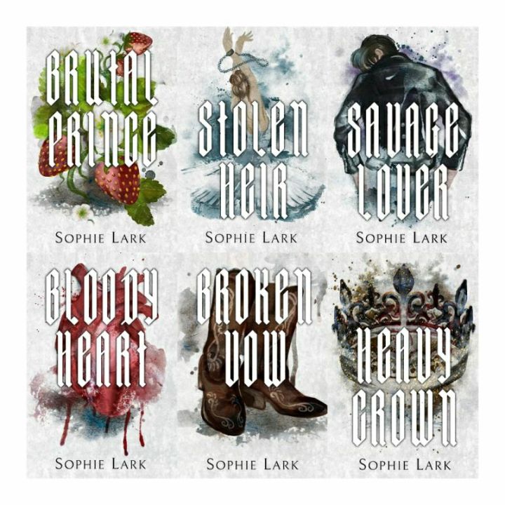 Brutal Birthright Complete 6-Book Series by Sophie Lark — Dark Mafia Romance novels including Brutal Prince, Stolen Heir, Savage Lover, Bloody Heart, Broken Vow and Heavy Crown