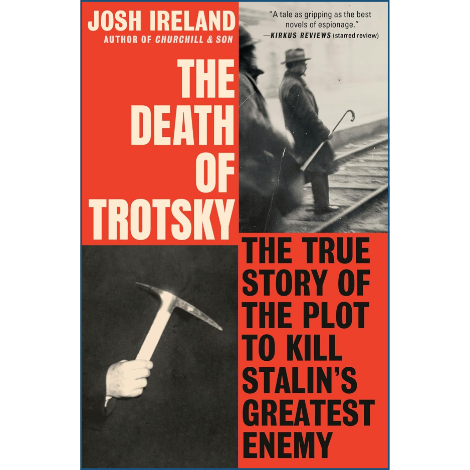 the death of trotsky historical biography book cover, plot to kill stalin book front cover history