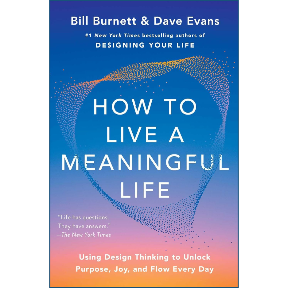 how to live a meaningful life self help book cover, meaningful life front cover motivation guide,
