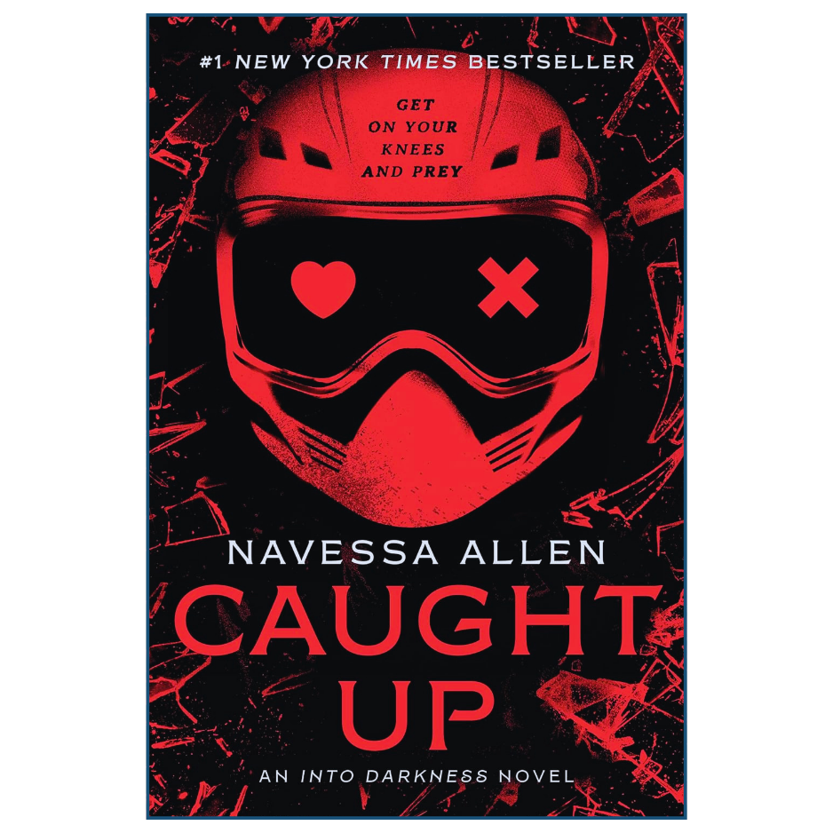 caught up navessa allen book cover, dark romance novel, love story book, romantic drama cover, fiction book cover
