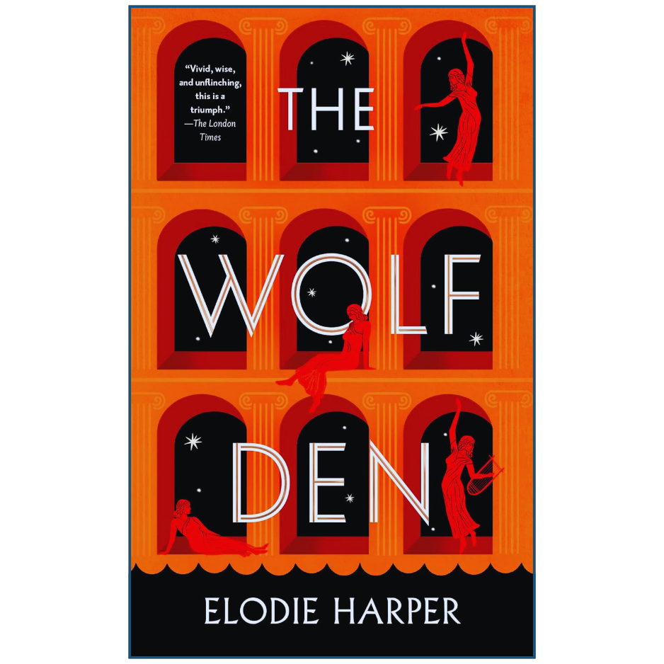 the wolf den elodie harper book cover, historical novel pompeii, ancient rome story, drama book cover, historical fiction cover