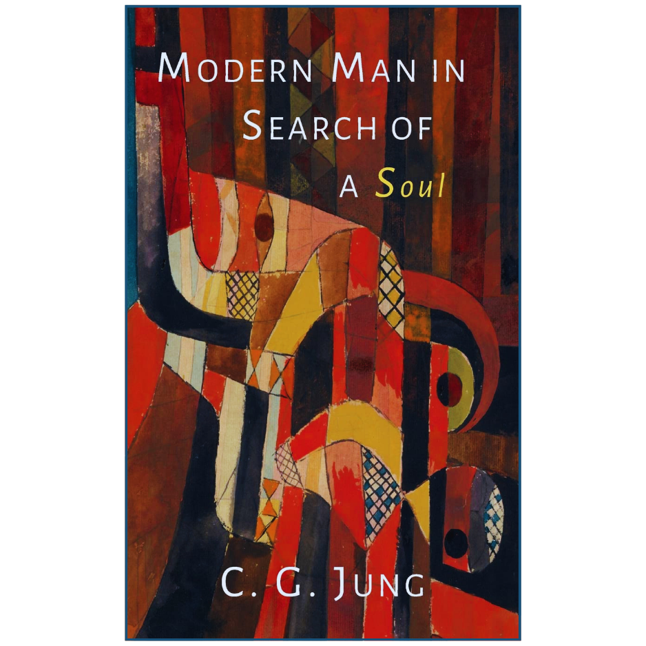 Book cover of 'Modern Man in Search of a Soul' by C.G. Jung with abstract design