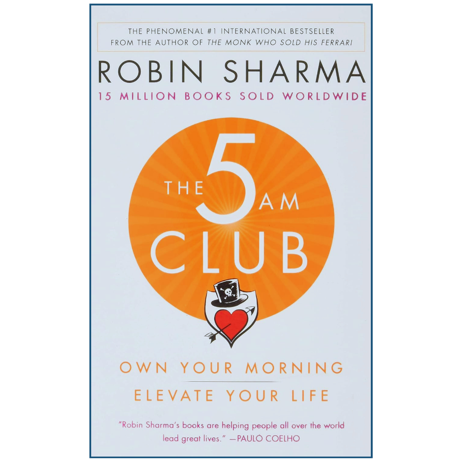 The 5 AM Club Robin Sharma Self Help Productivity Front Cover Pakistan 