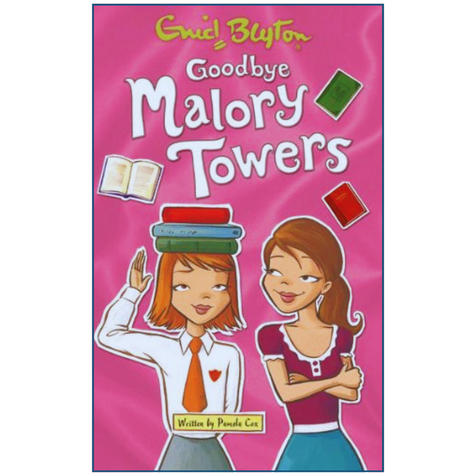 Goodbye Malory Towers novel by Enid Blyton school story book cover