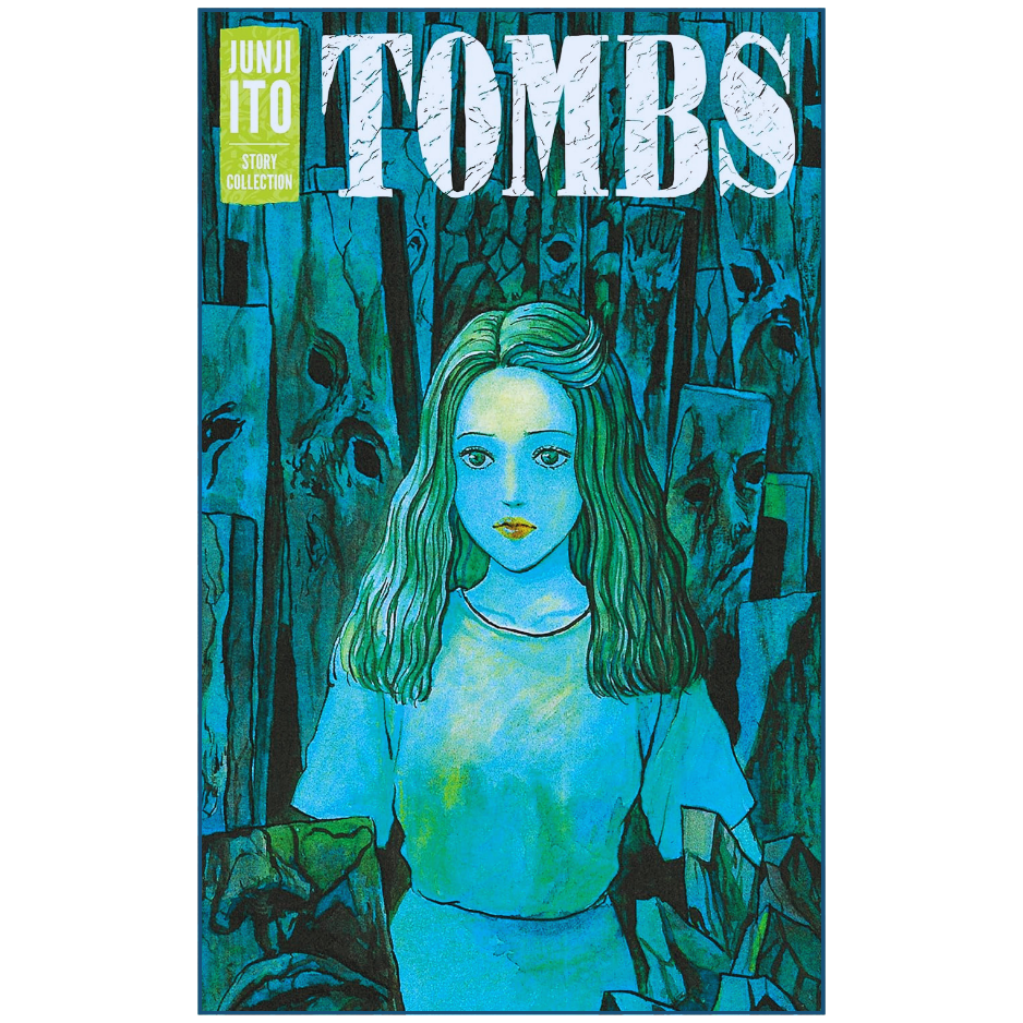 Comic book cover titled 'TOMBS' with a stylized illustration of a woman in a forest.