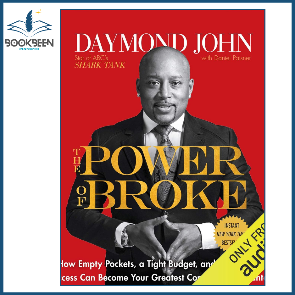 The Power of Broke by Daymond John Bookpoint edition business motivation book cover image