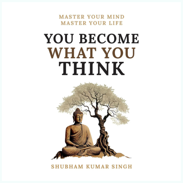 Cover of You Become What You Think self-help book about mindset, positive thinking, and personal development success 