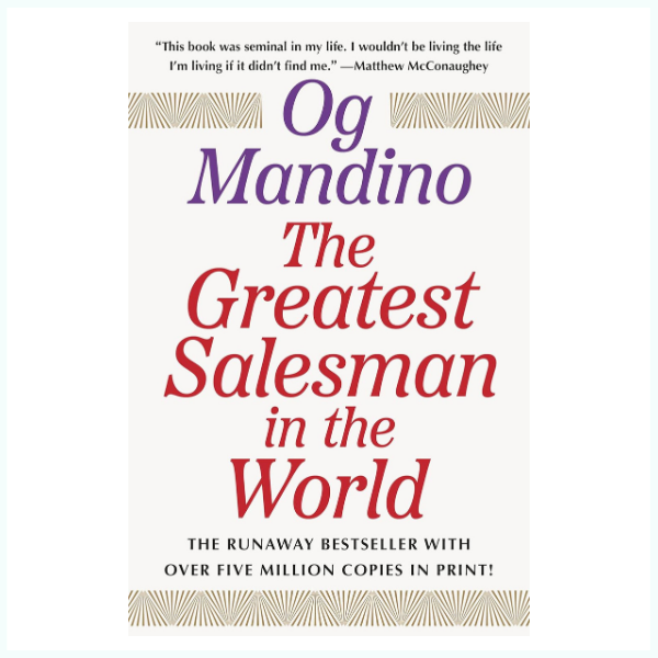Self-help motivational book The Greatest Salesman in the World by Og Mandino focused on success principles and mindset development 