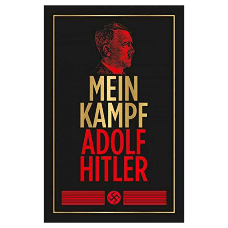 Adolf Hitler Mein Kampf Book Hardcover Political Philosophy History Nazi Germany World War II Anti-Semitic
