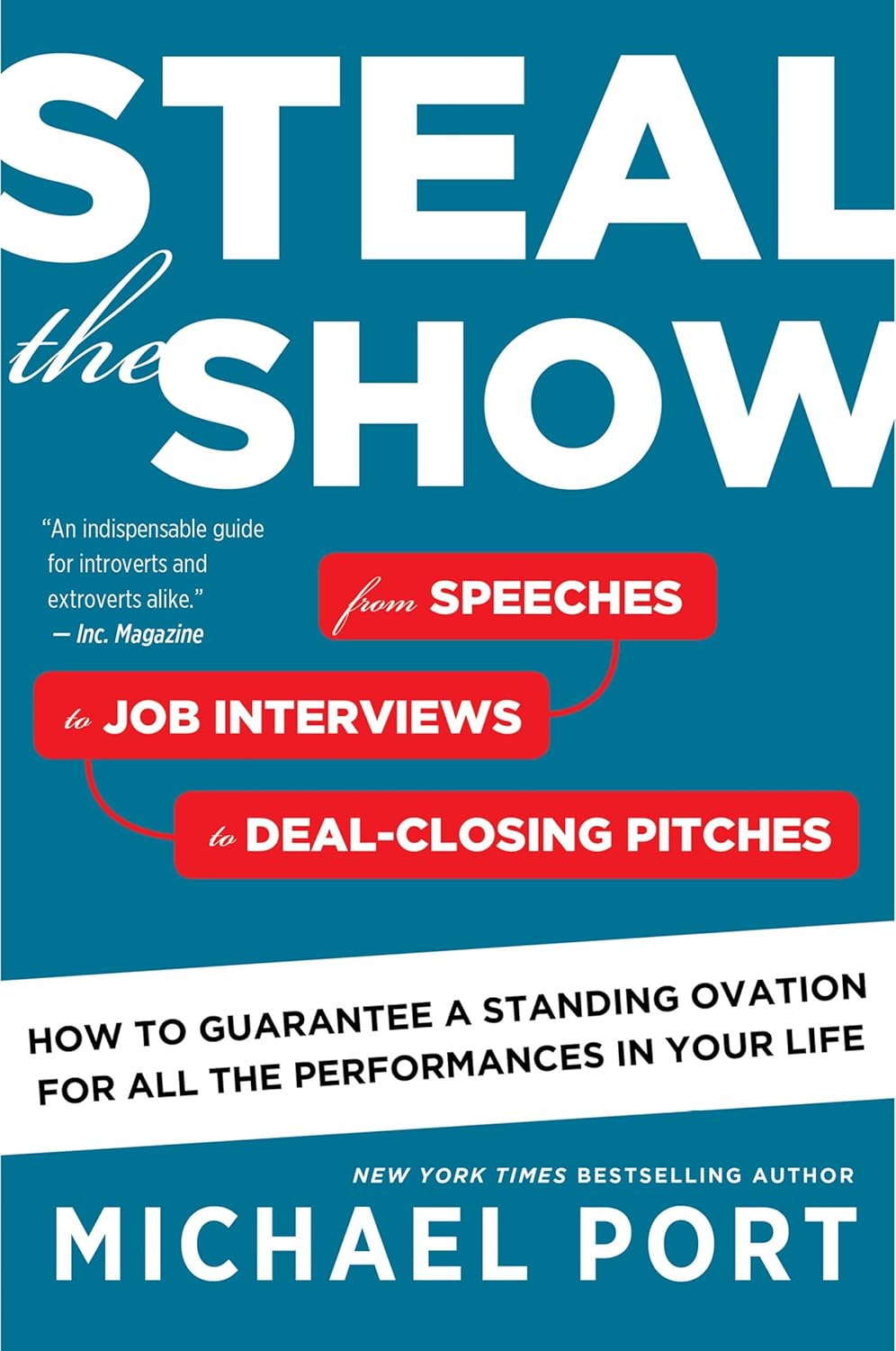 Steal the Show From Speeches to Job Interviews to Deal-Closing Pitches, How to Guarantee a Standing Ovation for All the Performances in Your Life by Michael Port (Author)