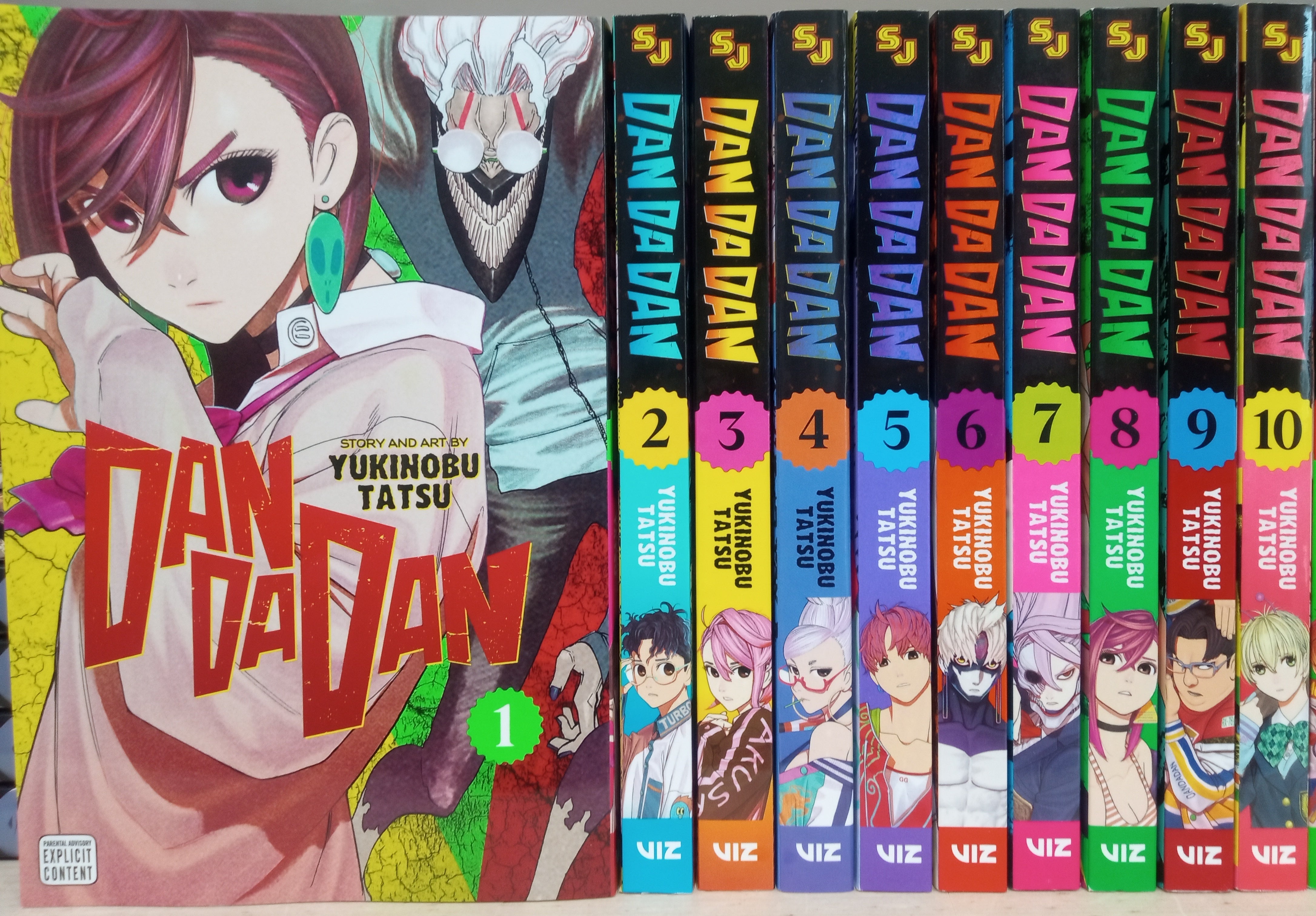 Dandadan 10 Books Set by Yukinobu Tatsu (Vol 1-10) : Yukinobu Tatsu (Author)