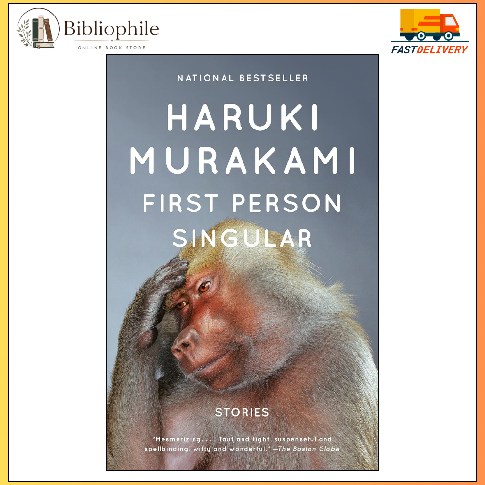 Cover of First Person Singular: Stories by Haruki Murakami, a literary short story collection in English paperback edition.