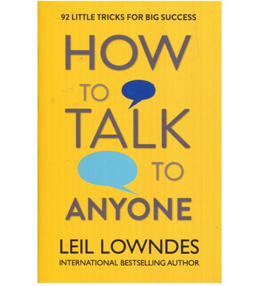 How to Talk to Anyone Book by Leil Lowndes
