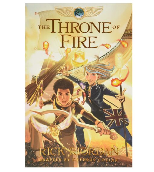 The Throne of Fire Novel by Rick Riordan (The Kane Chronicles Book 2)