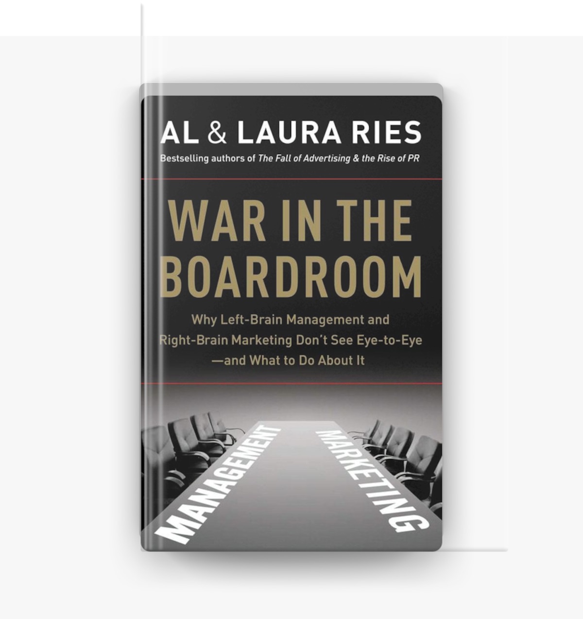 Renowned business gurus Al and Laura Ries give a blow-by-blow account of the battle between management and marketing—and argue that the solution lies not in what we think but in how we think There's a reason why the marketing programs of the auto industry, the airline industry, and many other industries are not only ineffective, but bogged down by chaos and confusion. Management minds are not on the same wavelength as marketing minds. What makes a good chief executive? A person who is highly verbal, logical, and analytical. Typical characteristics of a left brainer. What makes a good marketing executive? A person who is highly visual, intuitive, and holistic. Typical characteristics of a right brainer. These different mind-sets often result in conflicting approaches to branding, and the Ries' thought-provoking observations—culled from years on the front lines—support this conclusion, Using some of the world's most famous brands and products to illustrate their argument, the authors convincingly show why some brands succeed (Nokia, Nintendo, and Red Bull) while others decline (Saturn, Sony, and Motorola). In doing so, they sound a clarion to survive in today's media-saturated society, managers must understand how to think like marketers—and vice versa. Featuring the engaging, no-holds-barred writing that readers have come to expect from Al and Laura Ries, War in the Boardroom offers a fresh look at a perennial problem and provides a game plan for companies that want to break through the deadlock and start reaping the rewards.