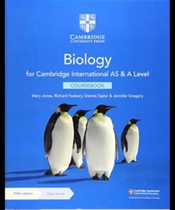 A Level Biology Coursebook 5th edition by Mary Jones