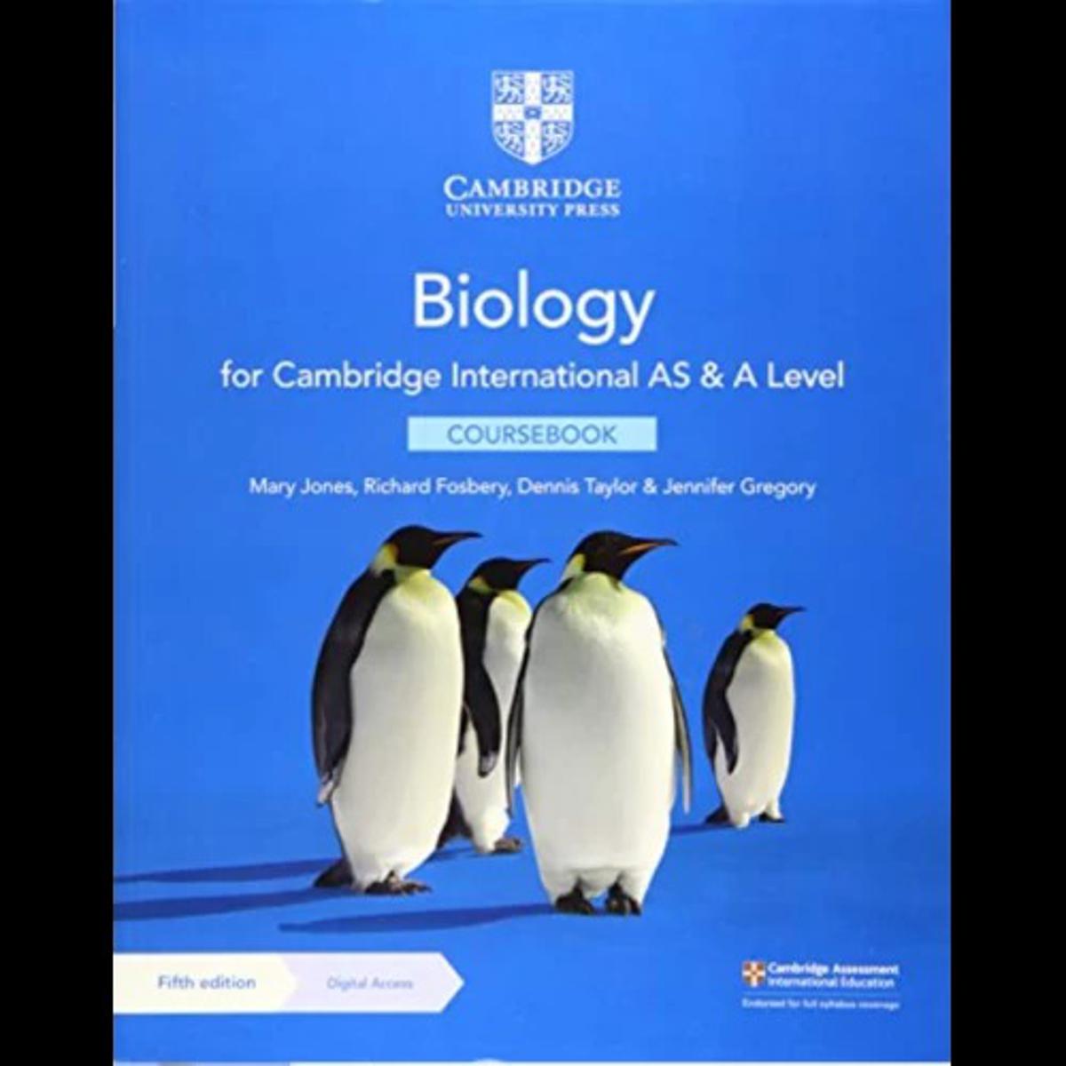 A Level Biology Coursebook 5th edition by Mary Jones
