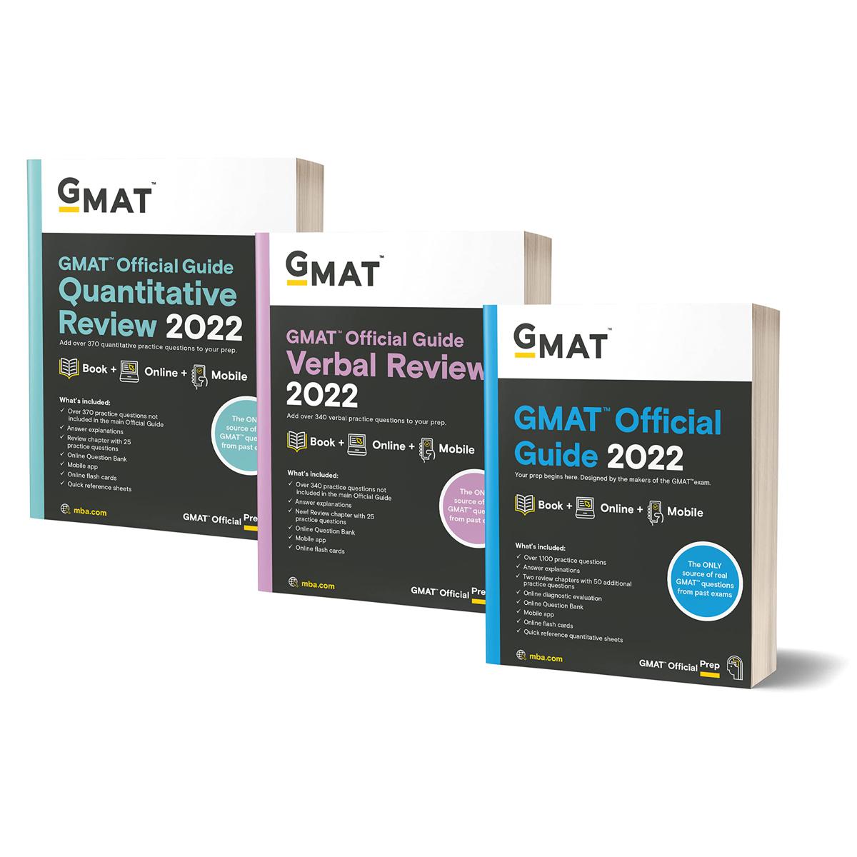 GMAT Official Guide 2022 Bundle: Books + Online Question Bank 6th Edition by GMAC (Graduate Management Admission Council) (Author)