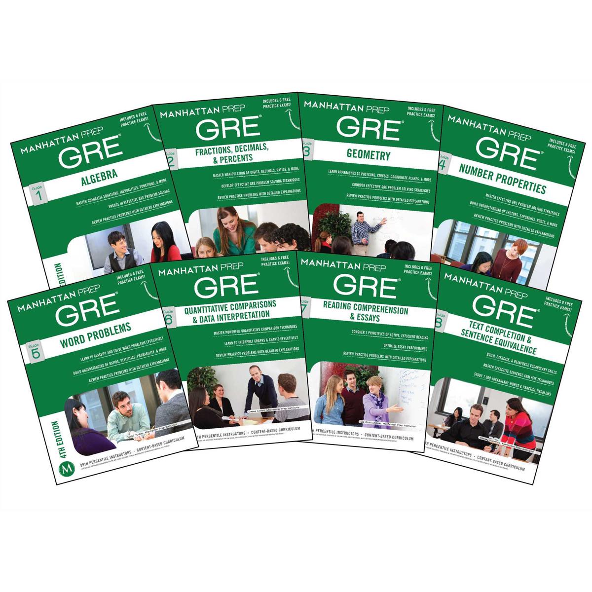 Manhattan Prep GRE Set of 8 Strategy Guides (Manhattan Prep GRE Strategy Guides) Fourth Edition by Manhattan Prep (Author)