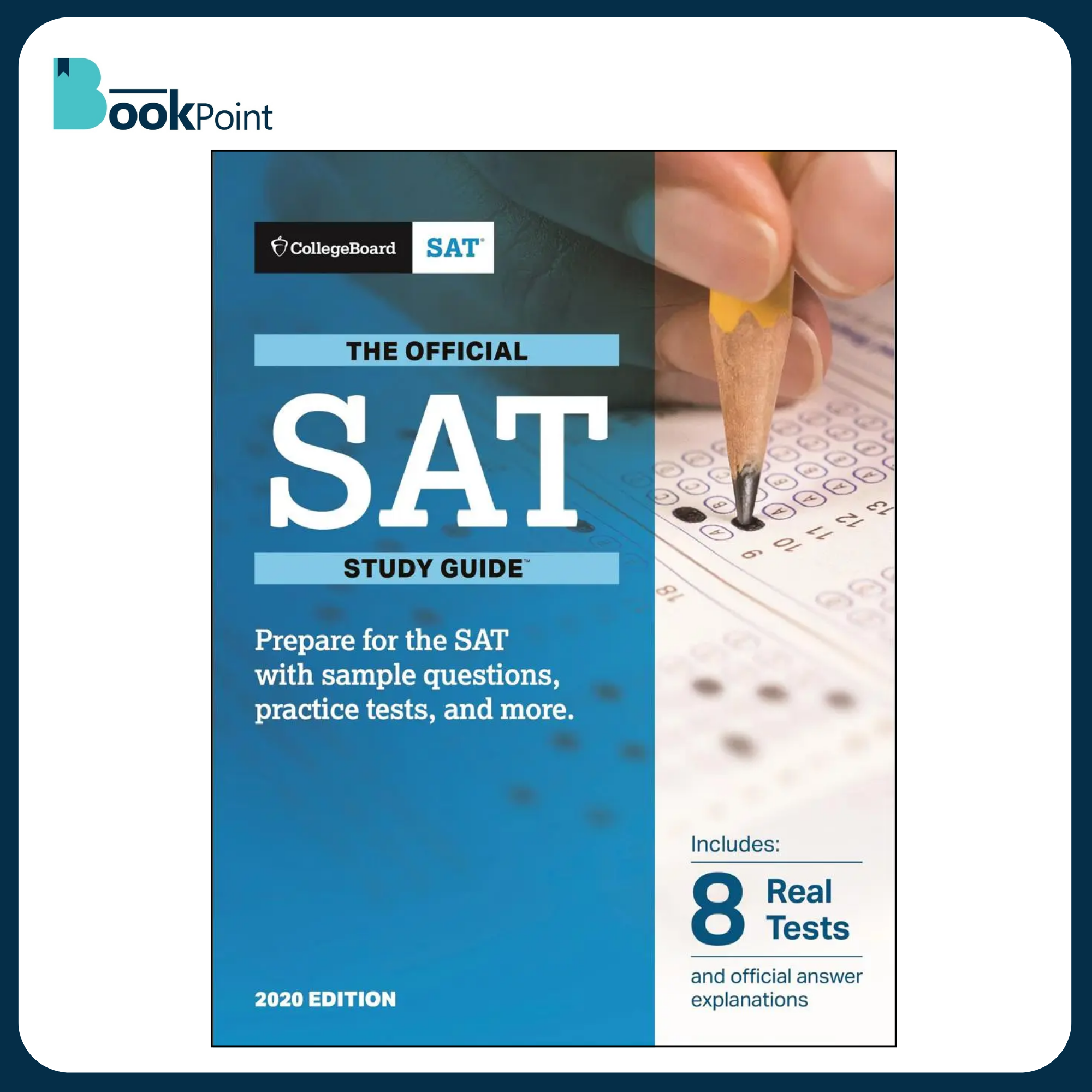 College Board The Official SAT Study Guide with 8 Real SATs 2022 Edition | Bookpoint.store